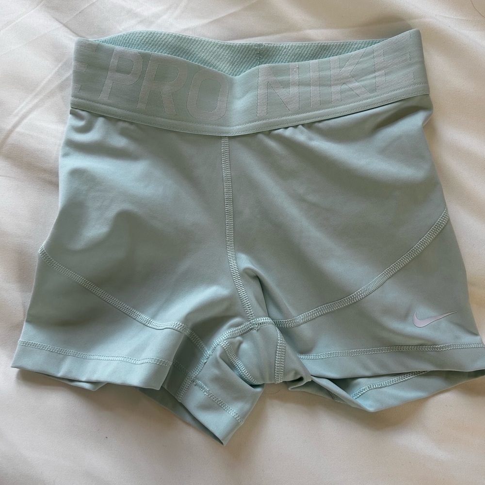Womens Nike Pros XS Light Blue
